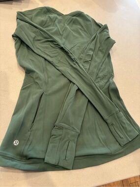 lululemon athletica Olive Green Define Zip Jacket